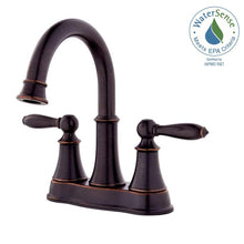 Load image into Gallery viewer, Pfister Courant LF-048-COYY 4" Centerset 2-Handle Bathroom Faucet Tuscan Bronze