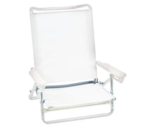 Load image into Gallery viewer, (Lot of 4) Rio Adjustable to 5 Position Beach Lounge Chair, White