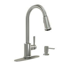 Load image into Gallery viewer, Moen Indi 87090MSRS 1-Handle Pull-Down Sprayer Kitchen Faucet Stainless