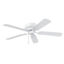 Load image into Gallery viewer, NuTone Hugger Series 52 in. Indoor White Ceiling Fan CFH52WH