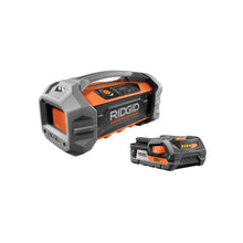 Load image into Gallery viewer, RIDGID R84087KN 18-Volt Bluetooth Jobsite Radio Kit