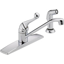 Load image into Gallery viewer, Delta 400LF-WF Classic Single-Handle Standard Kitchen Faucet, Chrome
