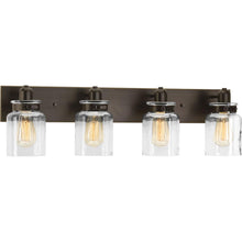 Load image into Gallery viewer, Progress Lighting Calhoun 4-Light Antique Bronze Bath Vanity Light P300048-020