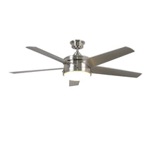 Load image into Gallery viewer, HDC YG528-BN Portwood 60" LED Indoor/Outdoor Nickel Ceiling Fan 1001628059