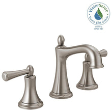 Load image into Gallery viewer, Delta Rila 8" Widespread 2-Handle Bathroom Faucet Brush Nickel 35774LF-SP