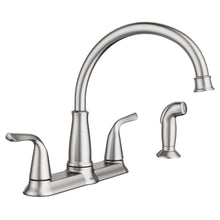 Load image into Gallery viewer, Moen Brecklyn 87102SRS 2-Handle Standard Kitchen Faucet Spot Resist Stainless