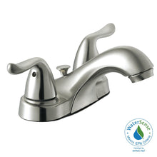 Load image into Gallery viewer, Glacier Bay 67499W-6304 Constructor 4" Centerset 2-Handle Faucet Brushed Nickel