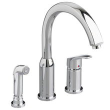 Load image into Gallery viewer, American Standard Arch 1-Handle Side Sprayer Kitchen Faucet Chrome 4101301.002