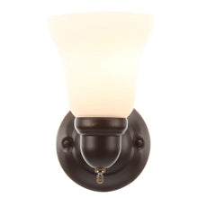 Load image into Gallery viewer, Hampton Bay 1-Light Oil Rubbed Bronze Sconce 666692