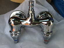 Load image into Gallery viewer, Elizabethan Classics 2V3CP TW42 2-Handle Claw Foot Wall-Mount Leg Tub Faucet