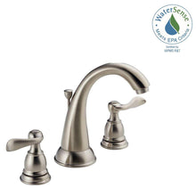 Load image into Gallery viewer, Delta B3596LF-SS Windemere 8" Widespread 2-Handle Bathroom Faucet Stainless
