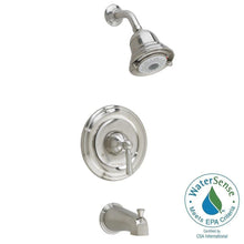 Load image into Gallery viewer, American Standard Portsmouth Tub Shower Faucet Trim Satin Nickel T420.502.295