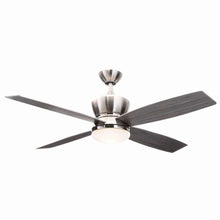 Load image into Gallery viewer, Hampton Bay 14960 42nd Street 52" Brushed Nickel Polish Nickel Ceiling Fan
