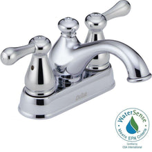 Load image into Gallery viewer, Delta 2578LF-278 Leland 4 in. 2-Handle Bathroom Faucet in Chrome