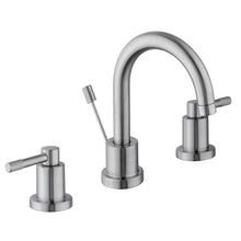 Load image into Gallery viewer, Pegasus 67704W-6004 8" Widespread 2-Handle High-Arc Bathroom Faucet Nickel