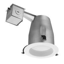 Load image into Gallery viewer, Lithonia Lighting 4" Matte White Recessed LED Baffle Kit 5000K LK4BMW LED