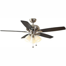 Load image into Gallery viewer, Hampton Bay 51750 Rockport 52 in. LED Brushed Nickel Ceiling Fan 1001673208
