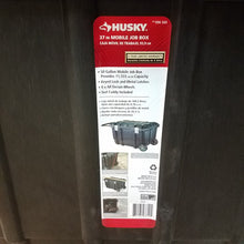Load image into Gallery viewer, Husky 37 in. Mobile Job Box Utility Cart Black 896569