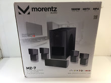 Load image into Gallery viewer, Morentz Audio MZ 7 1500W HDTV MP4 Bluetooth 5.1 HD Home Theater System