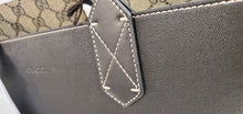 Load image into Gallery viewer, Gucci Ebony Black Reversible GG Leather Tote Bag - Size Medium