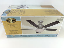 Load image into Gallery viewer, Hampton Bay 52379 Southwind 52 in. Indoor Brushed Nickel Ceiling Fan 813875
