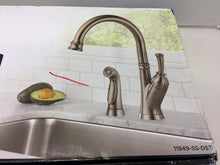 Load image into Gallery viewer, Delta 11949-SS-DST Savile Stainless 1-handle Deck Mount High-Arc Kitchen Faucet