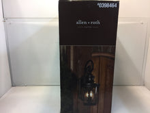 Load image into Gallery viewer, allen + roth 39427 Castine 23.75-in H Rubbed Bronze Outdoor Wall Light 398464