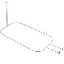 Load image into Gallery viewer, Zenith 34941WW Rustproof 46" Aluminum Hoop Shaped Shower Rod in White