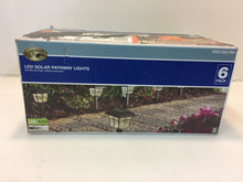 Load image into Gallery viewer, Hampton Bay 84101 Solar Powered Bronze 3000K Warm White Path Light 1002643994