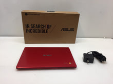Load image into Gallery viewer, Laptop ASUS Chromebook C223N C223NA-DH02-RD 11.6" N3350 2.4GHz 4GB 32GB RED