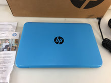 Load image into Gallery viewer, HP Stream 11-y010nr laptop11.6" Intel Celeron N3060 1.6GHz 4GB 32GB Win10 Blue