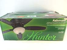 Load image into Gallery viewer, Hunter 53253 Ashmont 52 in. Indoor Onyx Bengal Bronze Ceiling Fan