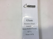 Load image into Gallery viewer, Gatco Glam 42 in. Grab Bar in Satin Nickel 978