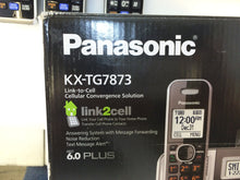 Load image into Gallery viewer, Panasonic KX-TG7873 Link2Cell Dect 6.0 Plus Digital Phone Cordless 3 Handsets