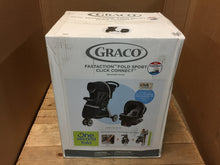Load image into Gallery viewer, Graco Fastaction Fold Sport Click Connect Travel System Troller Pierce 1934807