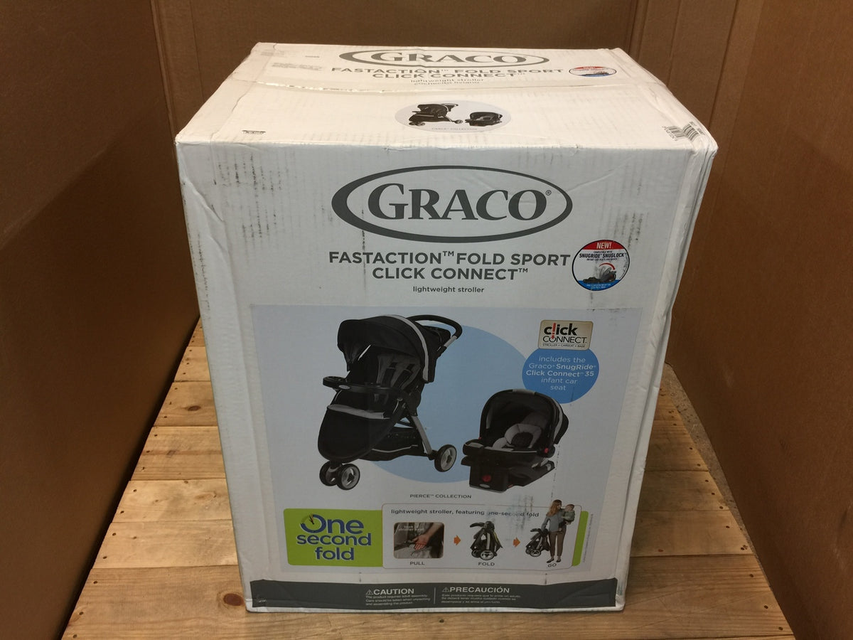Graco Fastaction Fold Sport Click Connect Travel System Troller Pierce  NT  Electronics LLC
