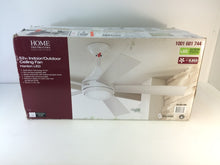 Load image into Gallery viewer, HDC YG533-SST-GLWH Hanlon 52" Stainless Steel White Ceiling Fan 1001681744