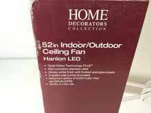 Load image into Gallery viewer, HDC YG533-SST-GLWH Hanlon 52" Stainless Steel White Ceiling Fan 1001681744