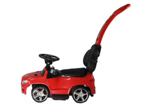 Load image into Gallery viewer, Best Ride On Cars Toddler 4-in-1 Mercedes Push Car Stroller w/ LED Lights - RED