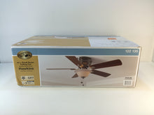Load image into Gallery viewer, Hampton Bay YG204-BN-D Hawkins 44" Brushed Nickel Ceiling Fan 122135