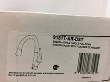 Load image into Gallery viewer, Delta 9181T-AR-DST Esque 1-Handle Pull-Down Kitchen Faucet Arctic Stainless