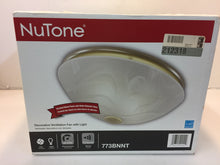 Load image into Gallery viewer, NuTone 773BNNT 80 CFM Ceiling Bathroom Exhaust Fan Alabaster Glass