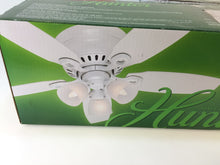 Load image into Gallery viewer, Hunter 52087 Hatherton 46" Indoor White Ceiling Fan with Light Kit