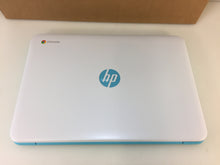 Load image into Gallery viewer, Hp Chromebook 14-ak030nr 14" Intel Celeron N2840 2.16Ghz 4GB 16GB eMMC Blue