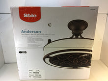 Load image into Gallery viewer, Anderson CF0120 22" Indoor Outdoor Espresso Bronze Ceiling Fan