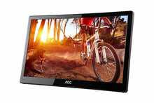 Load image into Gallery viewer, AOC E1659FWU 15.6" Portable LED HD USB-3.0 Monitor Glossy Piano Black