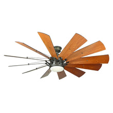 Load image into Gallery viewer, Home Decorators YG545-EB Trudeau 60" LED Espresso Bronze Ceiling Fan 1001693781