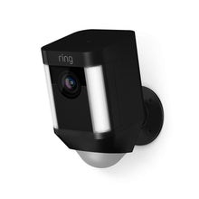 Load image into Gallery viewer, Ring Spotlight Cam Battery Outdoor Rectangle Security Wireless Camera in Black