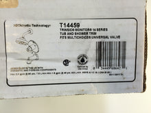 Load image into Gallery viewer, Delta T14459 Trinsic 1-Handle 1-Spray Tub and Shower Faucet Trim Kit, Chrome