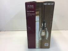 Load image into Gallery viewer, HDC 17221 1-Light Black Mini Pendant with Clear Glass Shade 1001642357